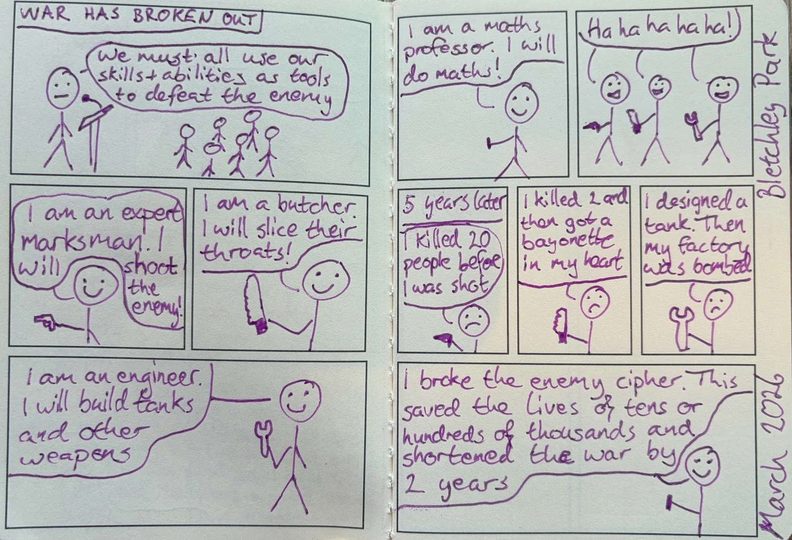 Comic: Bletchley Park