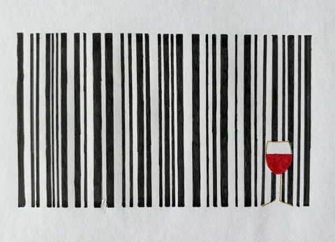Bar Code, wine