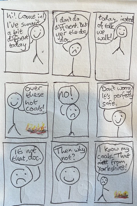 The Yorkshire Therapist - Walking On Coal